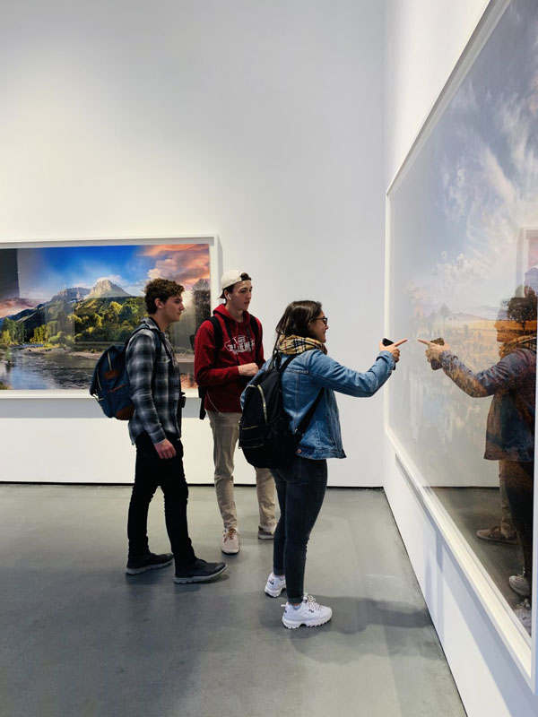 The Huntington photographers found the field trip to be fascinating.