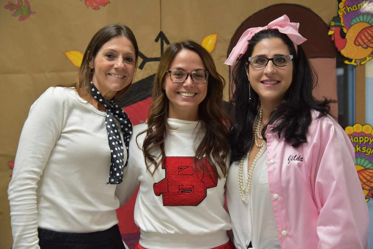 Students, teachers and support staff all joined in on the 50's Day fun at Washington School 