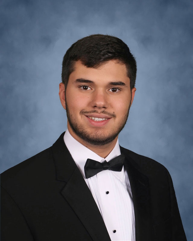 Huntington High School senior Ryan Miller