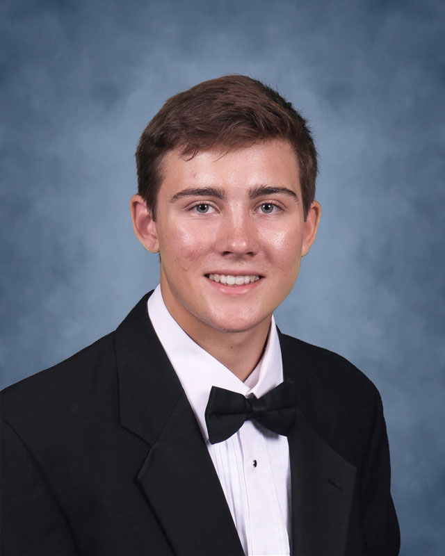 Huntington High School senior Charlie O'Rourke