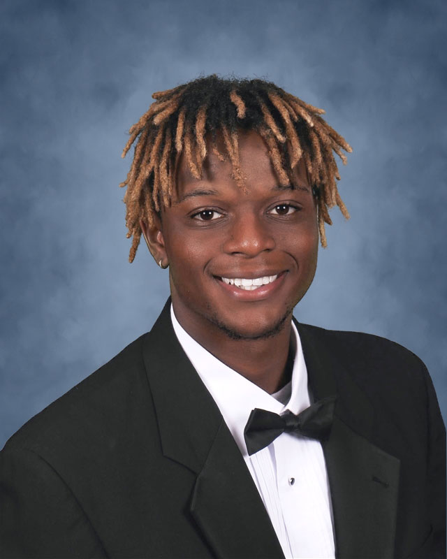  Huntington High School senior Jaylen Bush. 