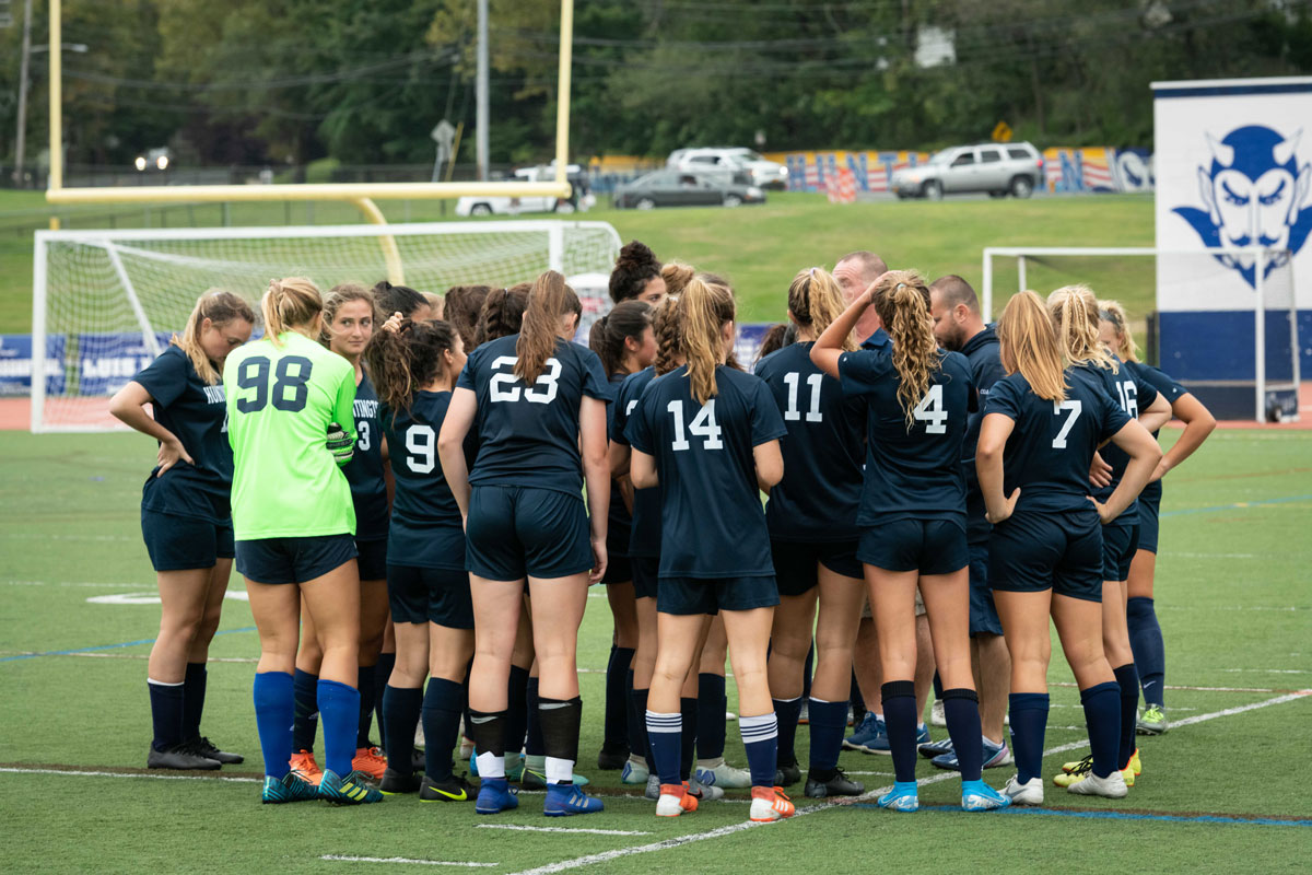The Huntington girls' soccer team entered the week with a 4-2-3 record. (Darin Reed photo.)