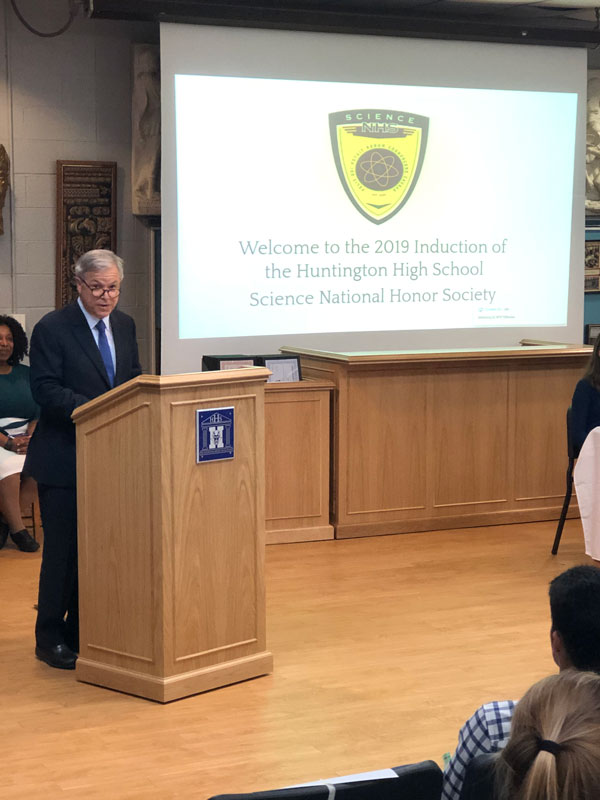Huntington Hospital Medical Director Dr. Michael B. Grosso was this year's guest speaker.