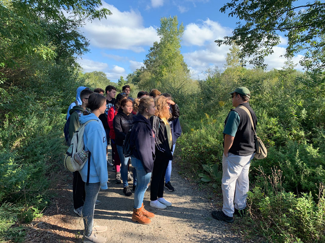The Oak Brush Plains State Preserve proved to be a fertile study area for the Huntington students
