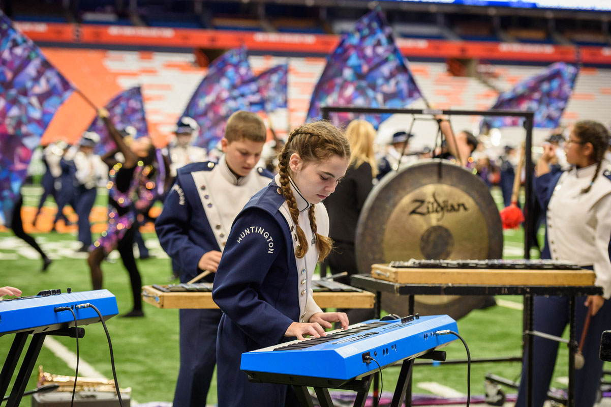 Huntington band members have a commitment that is second to none. (Darin Reed photo)