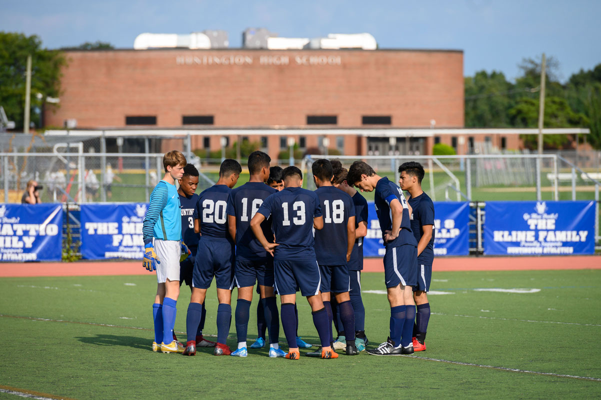The Huntington boys' soccer team has played well through its first six games this season. (Darin Reed photo.)