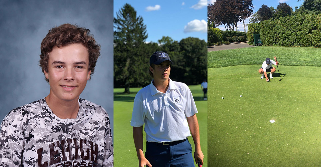 Huntington sophomore Joe Sclafani shot par with four birdies earlier this week