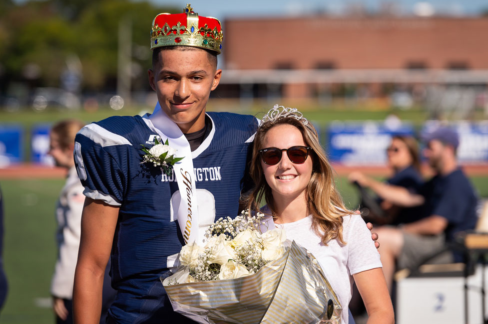 Jack Jamison and Isabella Toscano were crowned Homecoming Day King and Queen. (Darin Reed photo.)