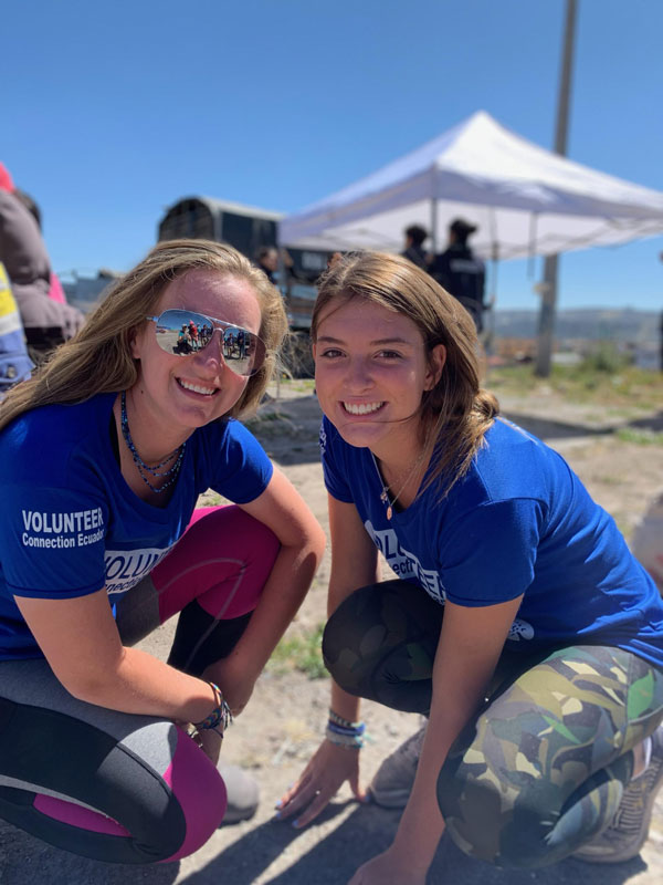  Huntington seniors and longtime friends Peyton Kalb and Abby Maichin in Quito, Ecuador (1) 