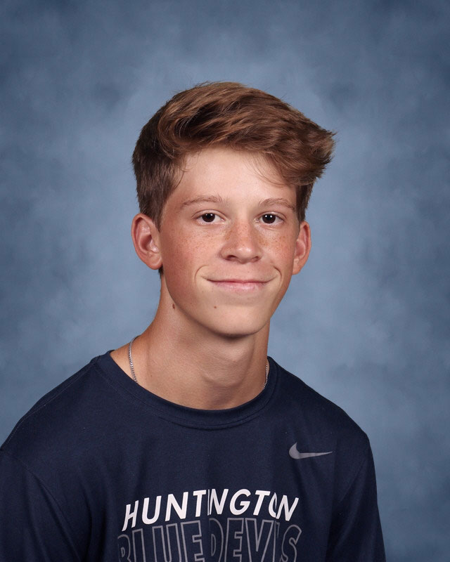 Huntington High School senior Cole Pillion.