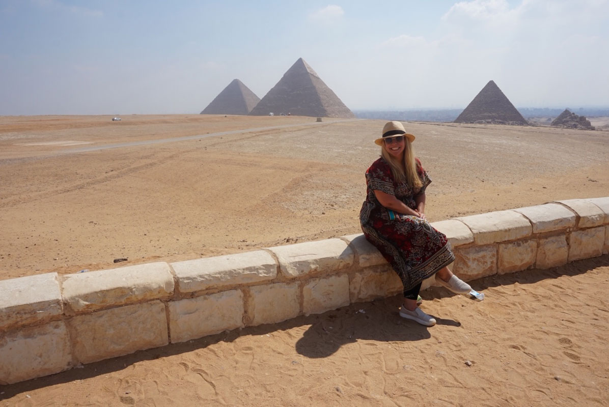 Huntington social studies teacher Camille Tedeschi's summer travels were once again exciting 