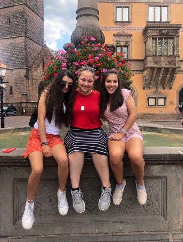 Eliza Walther (right) enjoyed an incredible musicial and cultural summer experience.