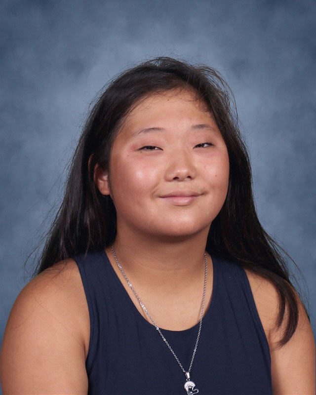 Junior Claire Conner is the captain of the Huntington girls' swimming and diving team.