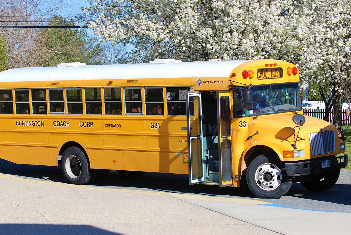The buses are rolling again as Huntington UFSD is open for business 