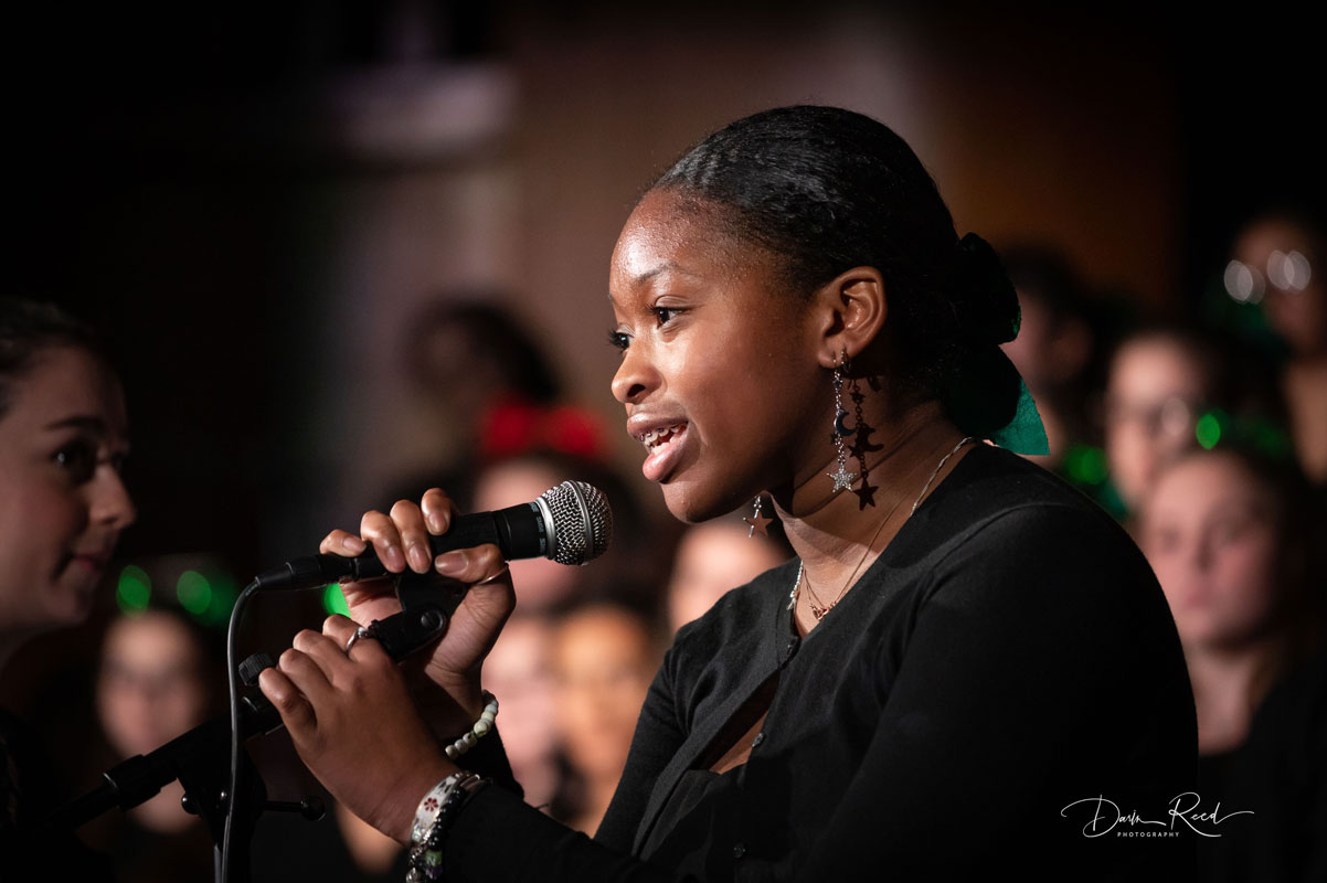 Huntington High School choir members are a remarkable group of vocalists. (Darin Reed photo 