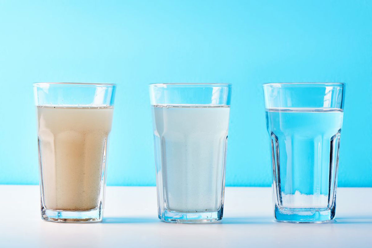 Two Huntington freshman researched the effect of carbon on drinking water contaminants