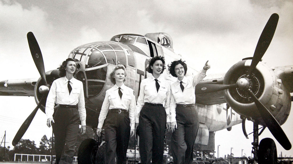 WASP (Women Airforce Service Pilots) units played a key role in the successful US war effort 