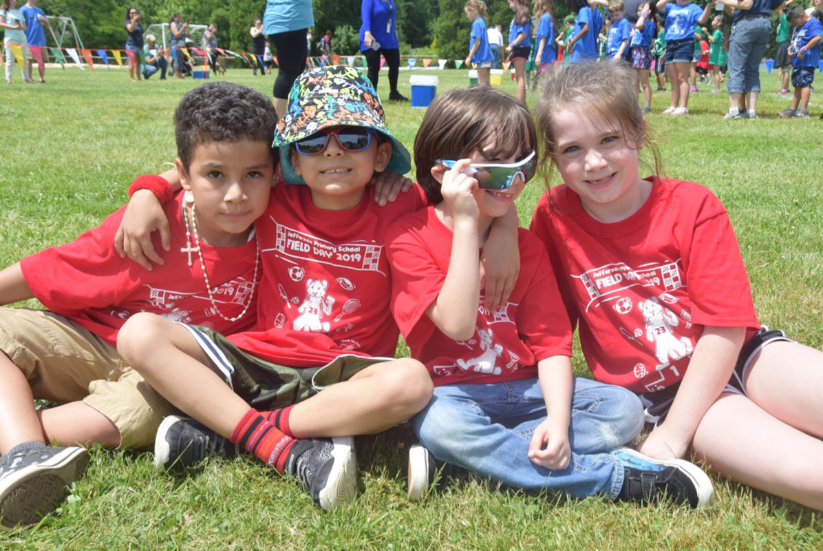 Jefferson School students at last year's field day activities