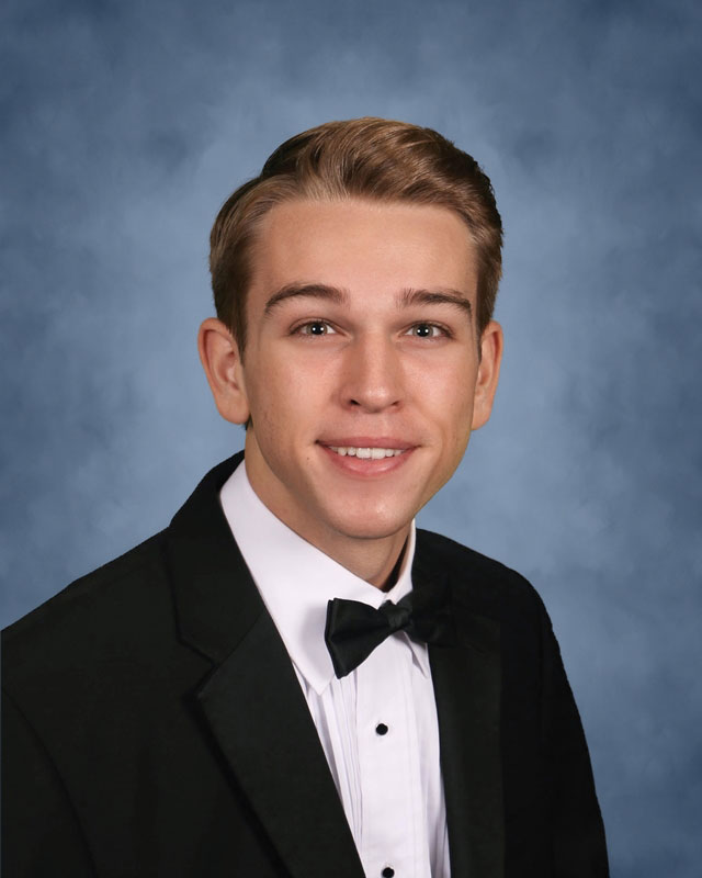 Huntington High School senior John Panos