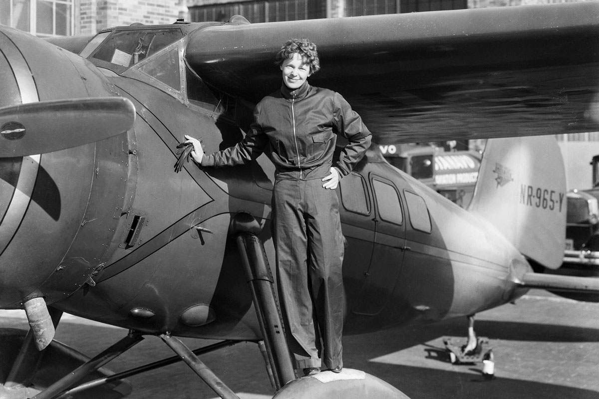 Amelia Earhart was the first woman to fly solo across the Atlantic Ocean 