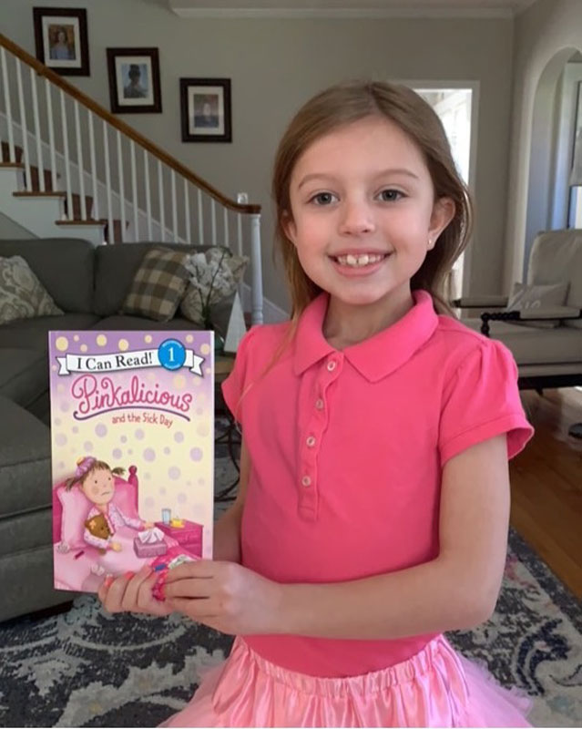 Second grader Khloe Bedell is a Washington Ways Award recipient.