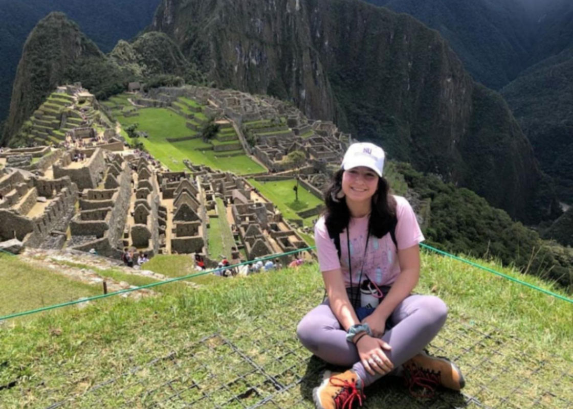 Lily Stein on a trip to Machu Picchu in southern Peru.