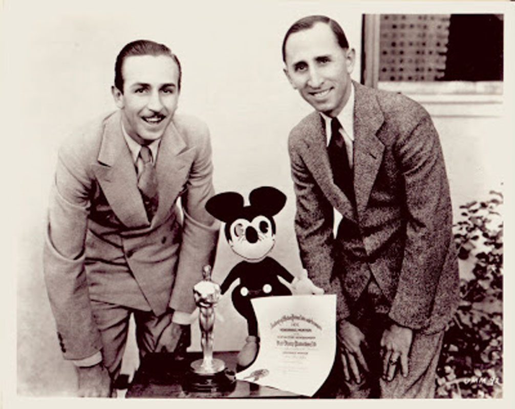 Walt and Roy Disney founded the company.