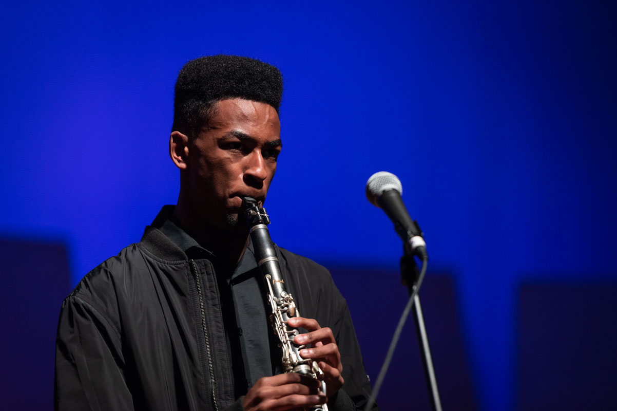Neil Jean-Baptiste is a talented clarinetist (Darin Reed photo)