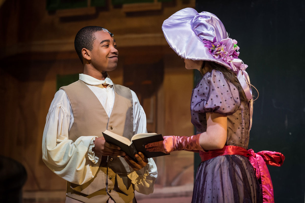Robert Jean-Gilles has graced the stage for several Huntington drama club productions. (Darin Reed photo )