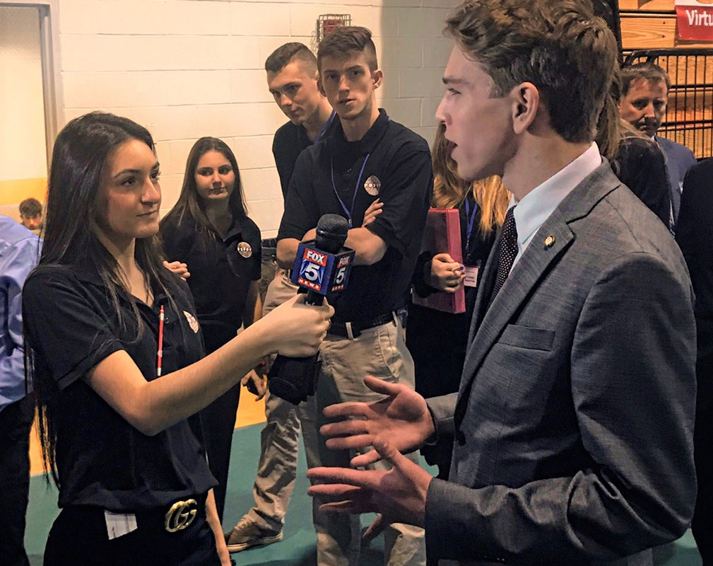 John Panos promoting last years Virtual Enterprise firm, Poppy to FOX News.