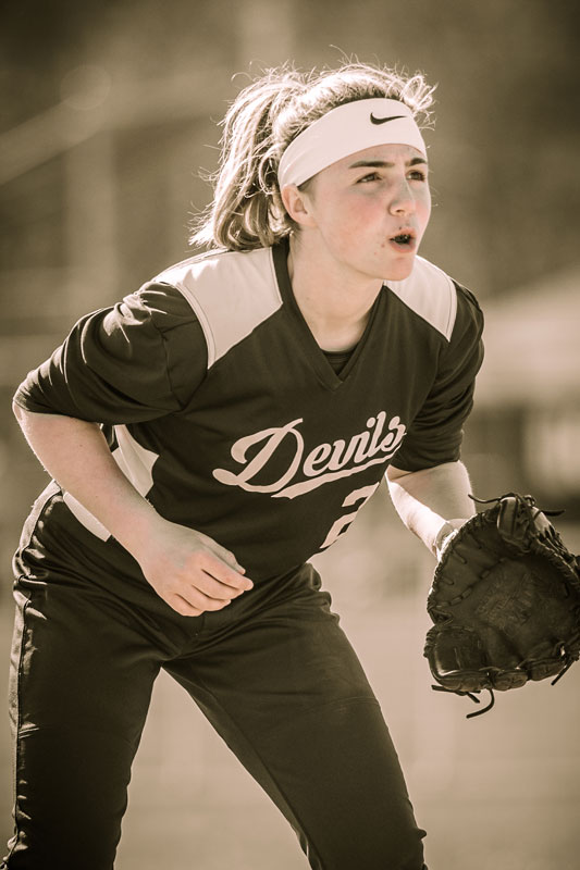 Izzy Toscano has been a softball star for the Blue Devils. (Darin Reed photo (2)