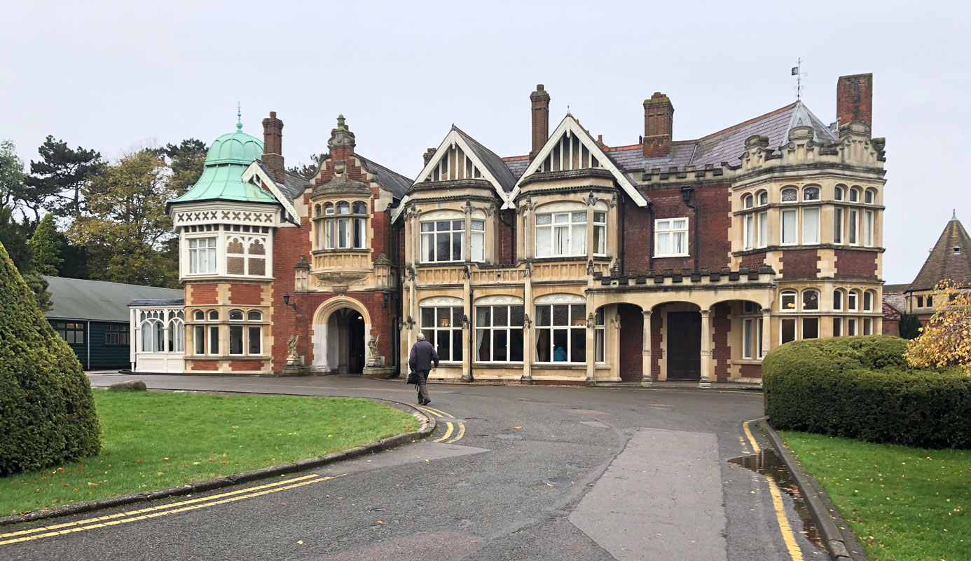 Sophie Bradford visited Bletchley Park in Buckinghamshire, England for her project.