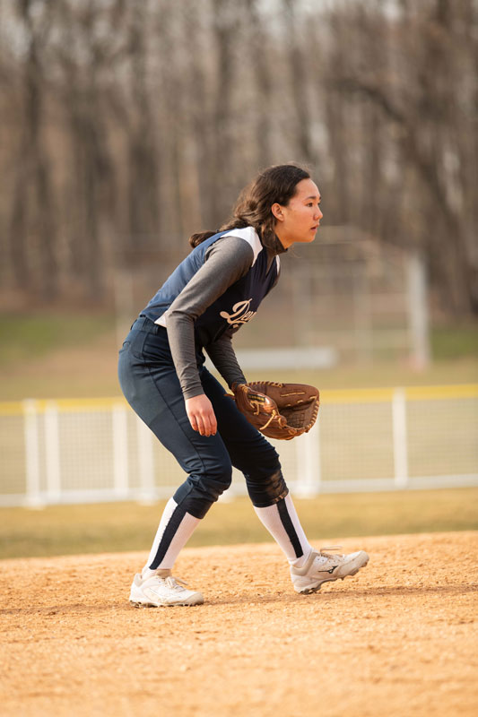 Anna Wickey has been a star for Huntington. (Darin Reed photo.)