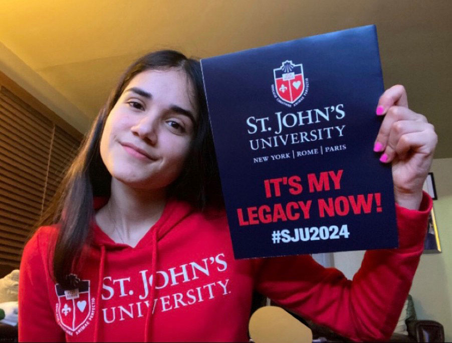 Rocio Trujillo captured an annual $21,000 merit scholarship to attend St. John's University.