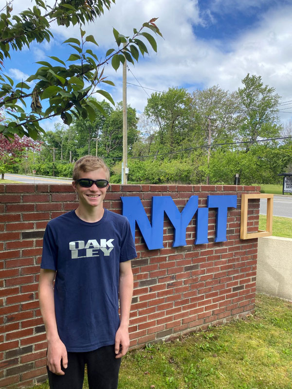 Andrew Amitrano will study at New York Institute of Technology.