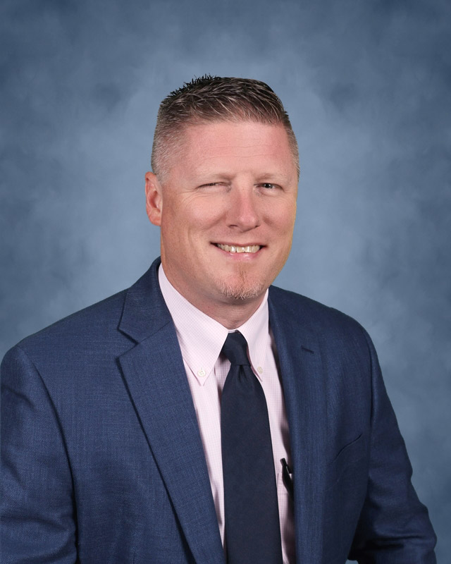  Huntington High School Principal Brenden Cusack. 