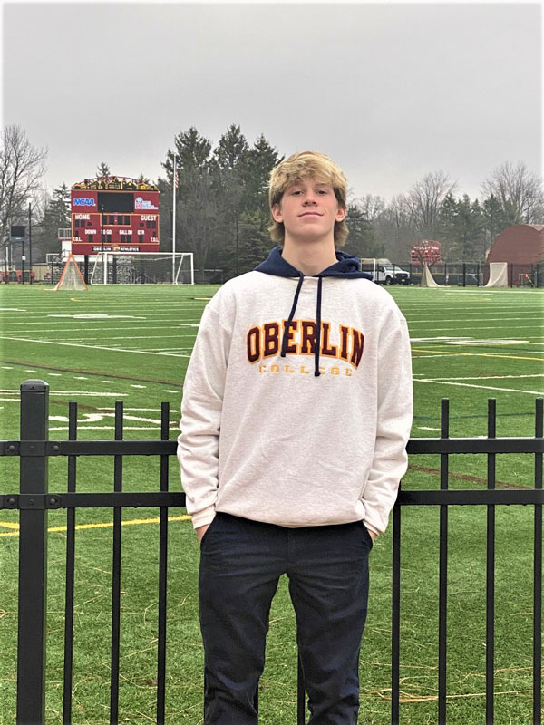 Cole Pillion at Oberlin College in Ohio.