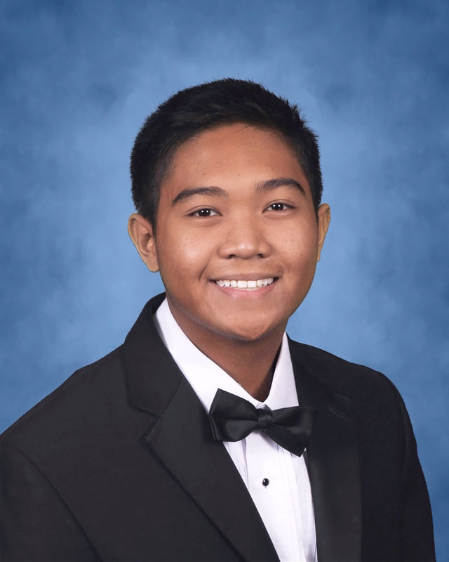 Paul Katigbak intends to study biology at Boston College.