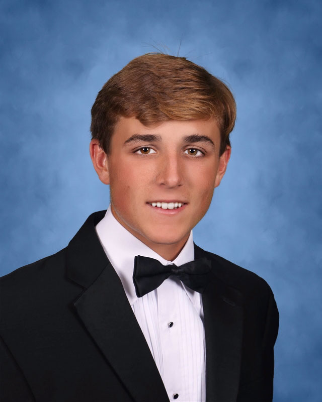 Courtney O'Bryan Memorial Scholarship recipient Billy Burton.
