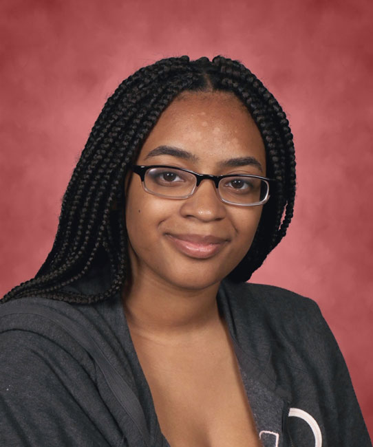 Huntington High School senior Fantazhia Ward