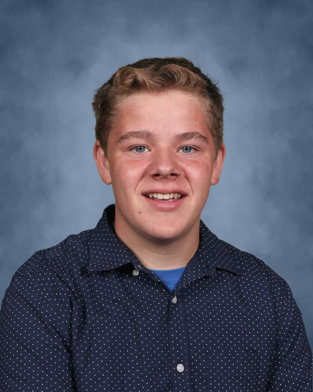 Huntington High School senior John Holly 