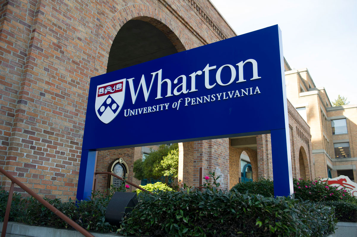 The Wharton School of the University of Pennsylvania is highly regarded across the world