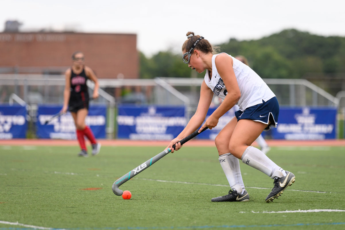 Laurel Bonn is one of the best Blue Devil field hockey players. (Darin Reed photo)