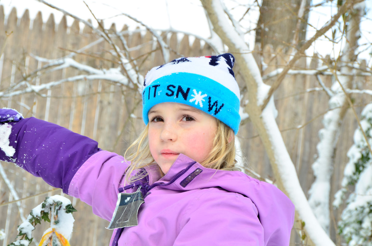 Anna Bell Young produced this colorful photo of her second grade neighbor.