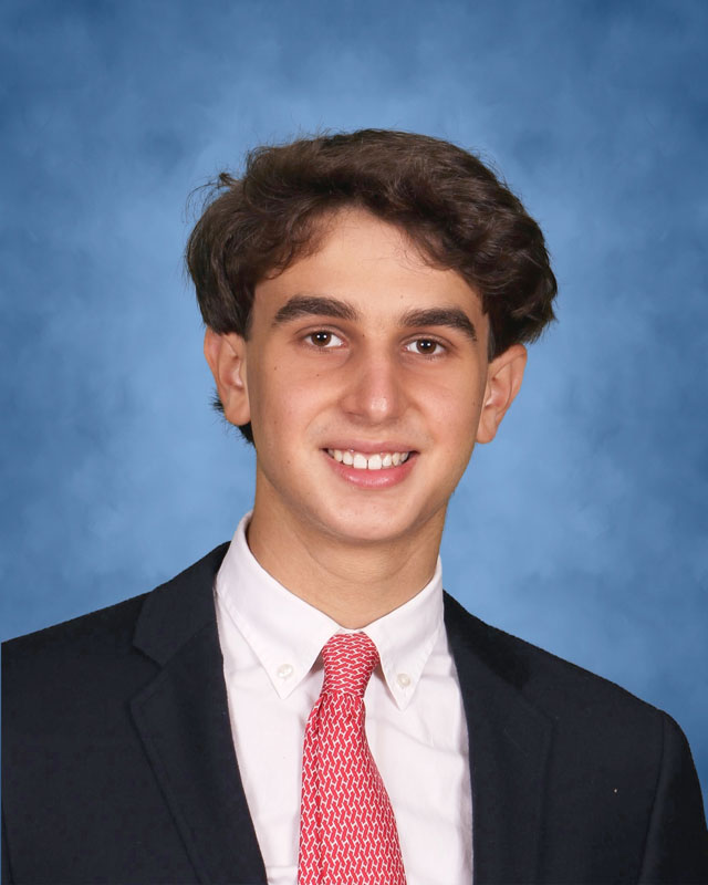 Huntington High School senior Zachary Gordon.