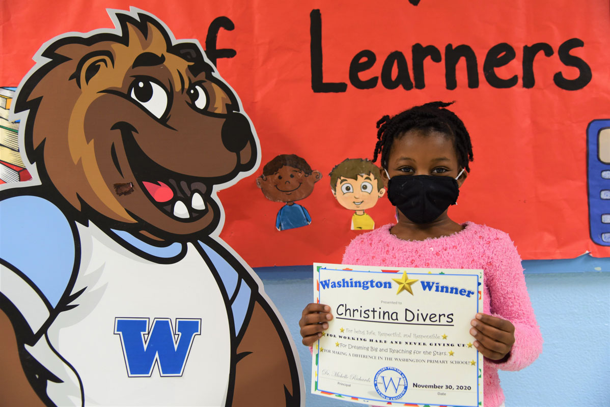 Christina Divers is an award winning student.