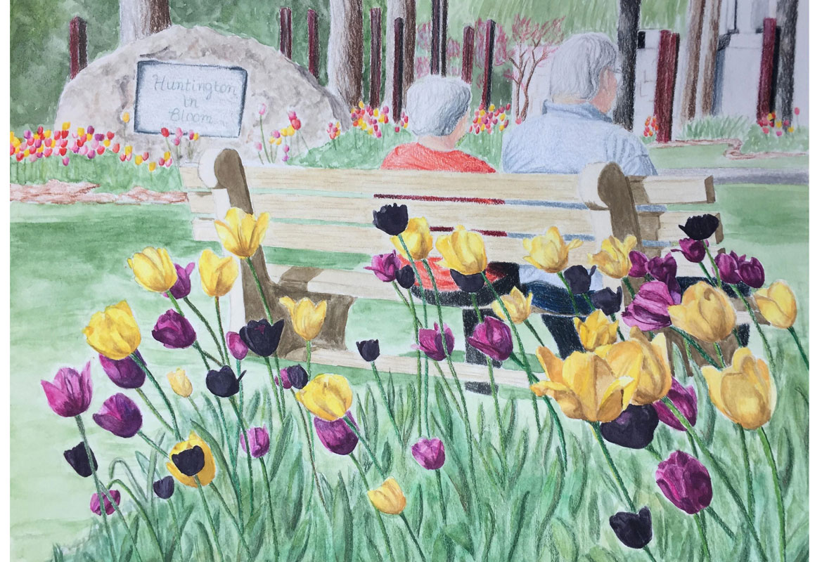 As a seventh grader, Laurel Bonn created this award winning artwork.