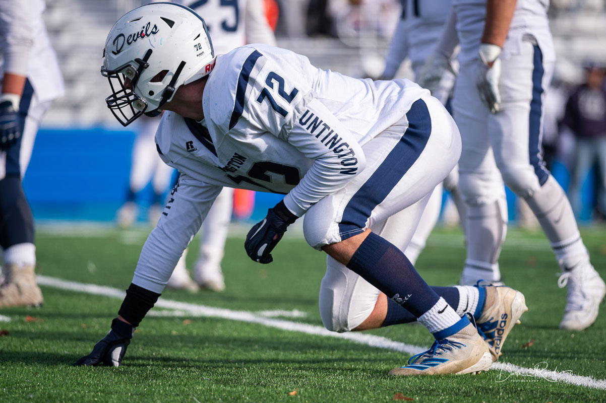 Nick Tudisco in action last fall for the Blue Devils. (Darin Reed photo.)