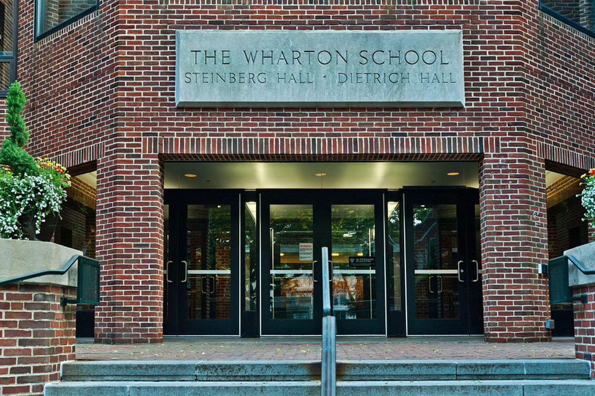 The Wharton School of the University of Pennsylvania is highly regarded across the world