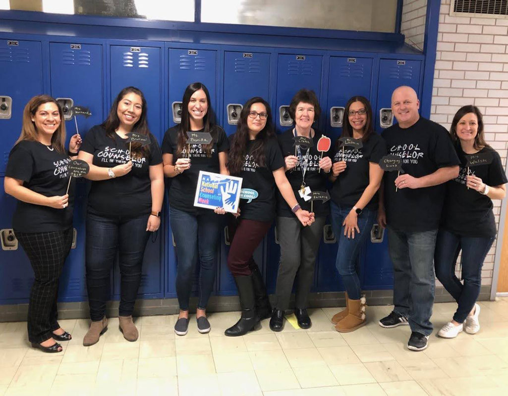 Huntington school counselors are a hardworking group of professionals.